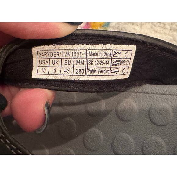 Vionic Ryder Gray Black Orthopedic Flip Flop Sandals Men's Size 10 - Picture 4 of 4